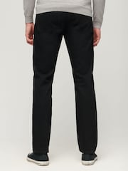 Superdry Black Organic Cotton Slim Straight Jeans - Image 2 of 10