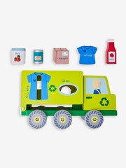 JoJo Maman Bébé Wooden Recycling Truck Sorter - Image 1 of 4