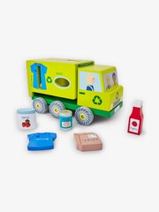 JoJo Maman Bébé Wooden Recycling Truck Sorter - Image 4 of 4