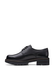 Clarks Black Orianna Derby Shoes - Image 2 of 7