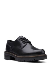 Clarks Black Orianna Derby Shoes - Image 3 of 7