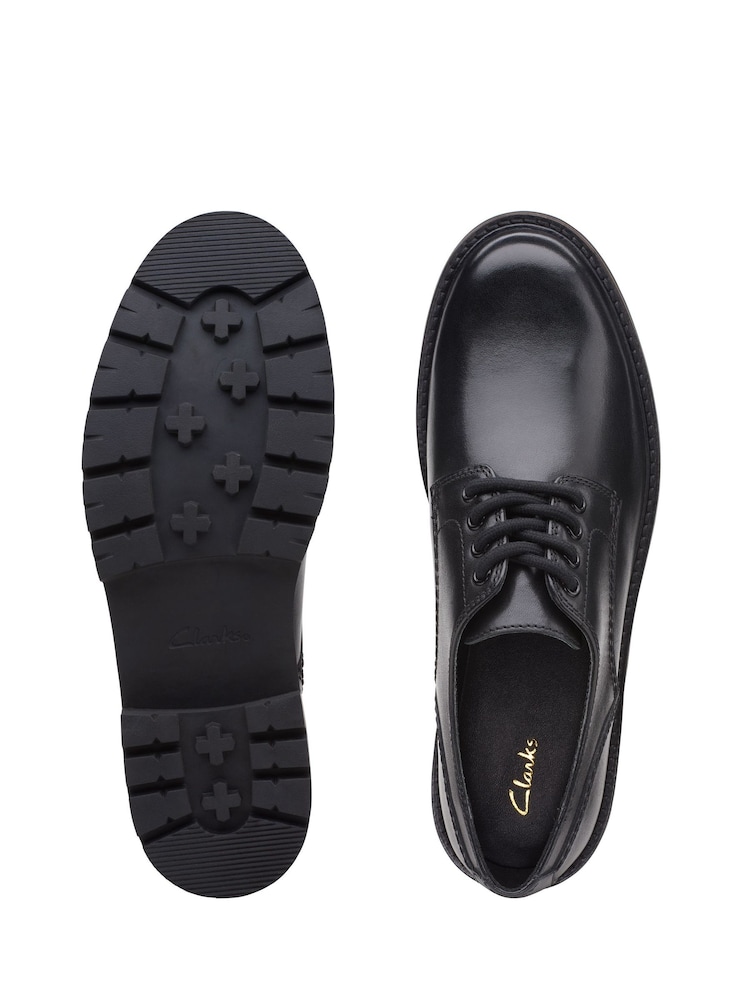 Clarks Black Orianna Derby Shoes - Image 7 of 7
