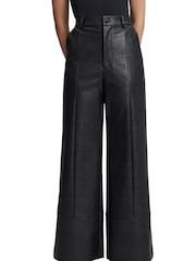 Bardot Black Marlowe Pu Wide Leg Trousers - Image 5 of 6