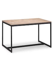 Julian Bowen Brown Tribeca 4 Seater Dining Bench Set - Image 3 of 4