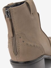 Mink Brown Forever Comfort® Western Cowboy Studded Boots - Image 9 of 9