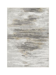 LIVABLISS Black San Francisco Abstract Modern Marble Rug - Image 6 of 6