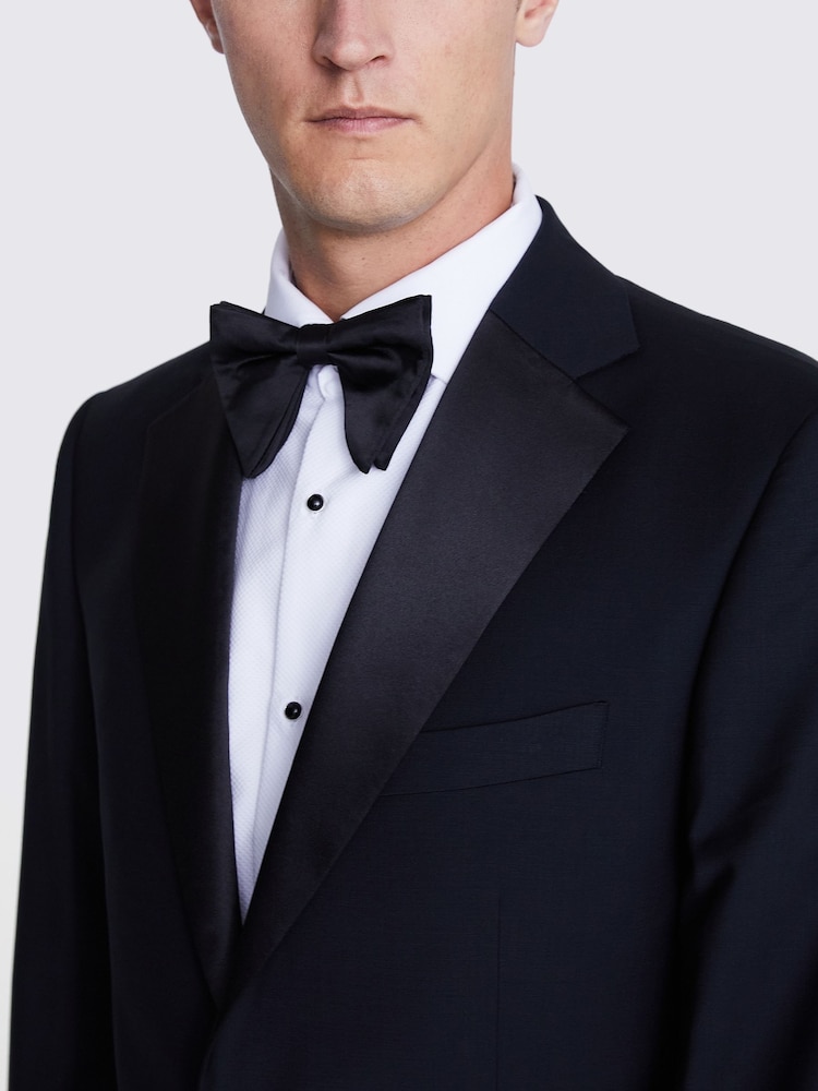 MOSS Black Regular Fit Notch Lapel Suit Jacket - Image 4 of 5