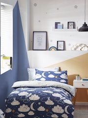 Peter Rabbit™ Blue Sleepy Head Timeless Printed Duvet Cover and Pillowcase Set - Image 2 of 6