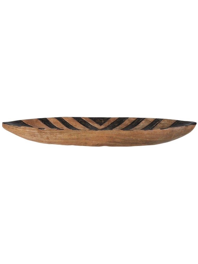 Fifty Five South Gold Tribal Wooden Bowl - Image 2 of 4