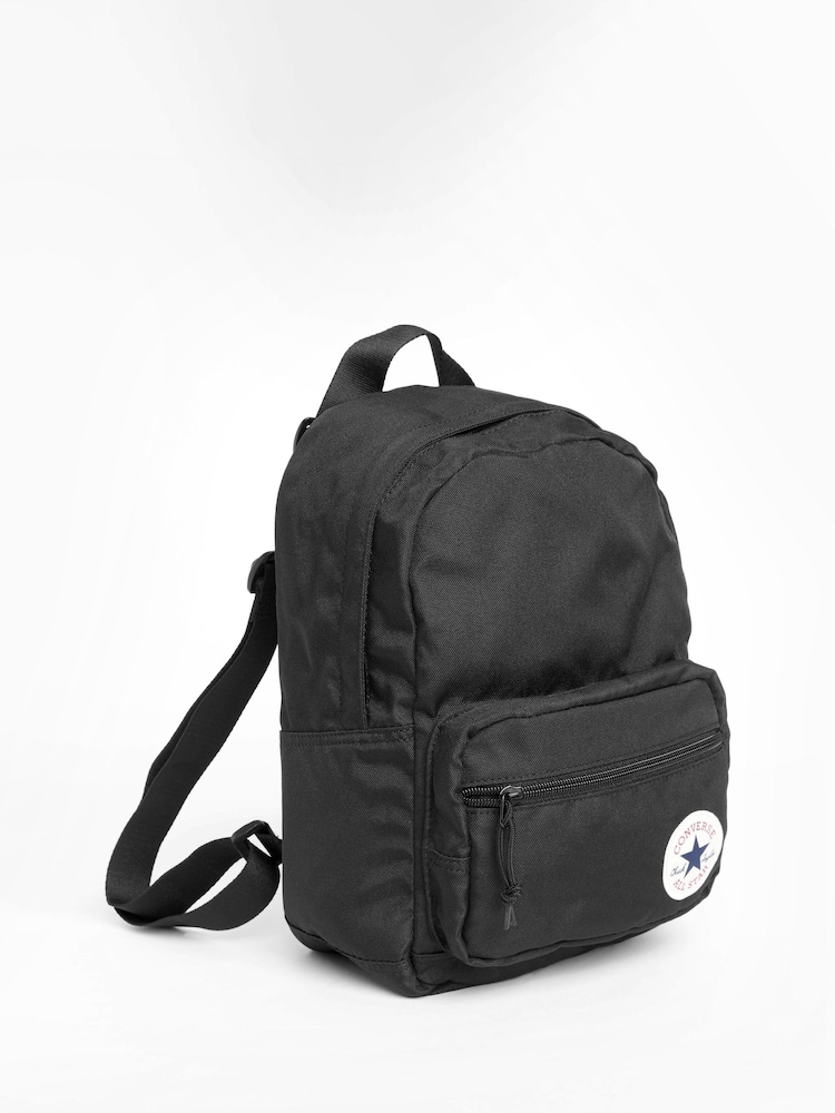 Converse Black 100% Cotton Go Lo Backpack - Image 3 of 7
