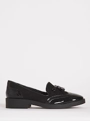 Simply Be Black Extra Wide Fit Tassel Loafers - Image 1 of 3
