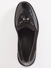 Simply Be Black Extra Wide Fit Tassel Loafers - Image 3 of 3