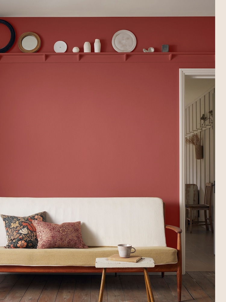 Morris & Co. Barbed Berry Pink Matt Emulsion Paint - Image 1 of 2
