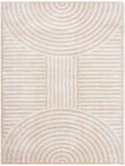 LIVABLISS Beige Fossay Washable Shaggy Modern Rug - Image 6 of 6