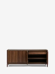 Jasper Conran London Walnut Belgrave Large Sideboard - Image 3 of 7