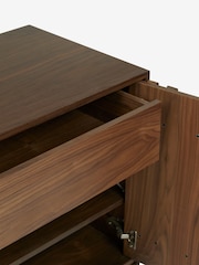 Jasper Conran London Walnut Belgrave Large Sideboard - Image 5 of 7