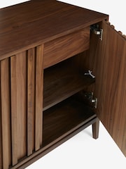 Jasper Conran London Walnut Belgrave Large Sideboard - Image 6 of 7