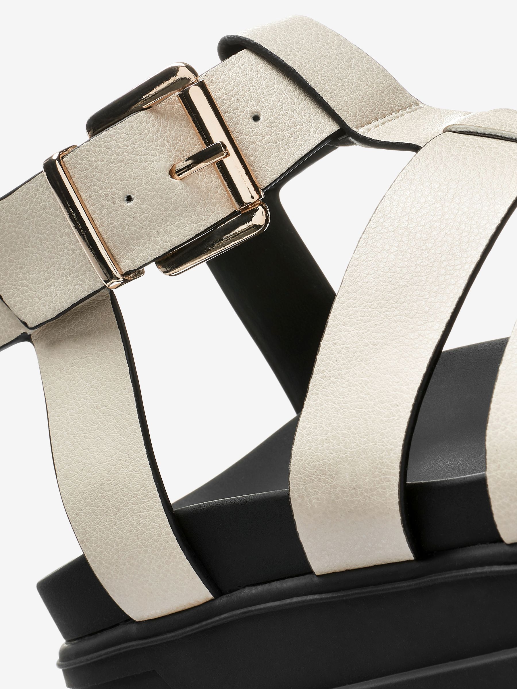 Cream gladiator sandals hot sale
