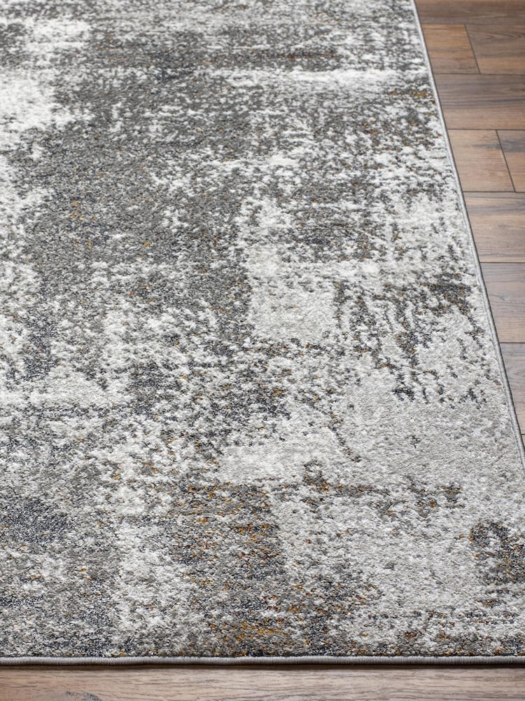 LIVABLISS Black San Francisco Abstract Modern Marble Rug - Image 2 of 6 LIVABLISS Black San Francisco Abstract Modern Marble Rug - Image 2 of 6