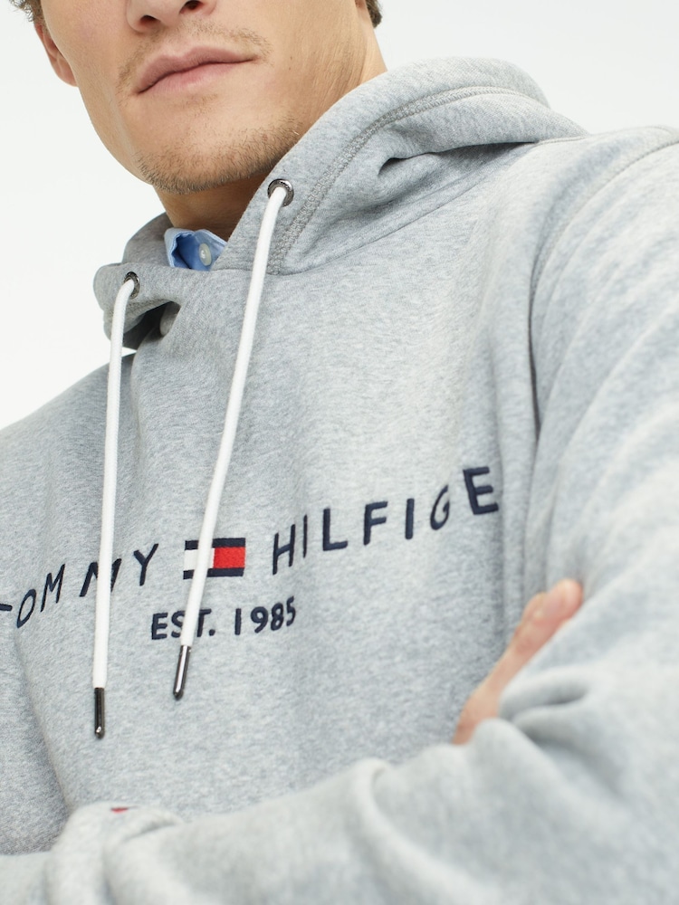 Tommy Hilfiger Blue Logo Hoodie - Image 2 of 3