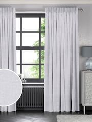 Platinum Silver Heyburn Made To Measure Curtains - Image 1 of 9