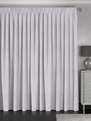 Platinum Silver Heyburn Made To Measure Curtains - Image 2 of 9