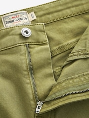 Olive Green Slim Essential Stretch Jeans - Image 7 of 8