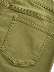 Olive Green Slim Essential Stretch Jeans - Image 8 of 8