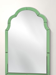 Oliver Bonas Green Aurora Glass Wall Mirror - Image 2 of 3