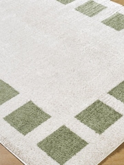 LIVABLISS Green Fossay Washable Shaggy Modern Rug - Image 5 of 6