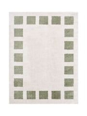 LIVABLISS Green Fossay Washable Shaggy Modern Rug - Image 6 of 6
