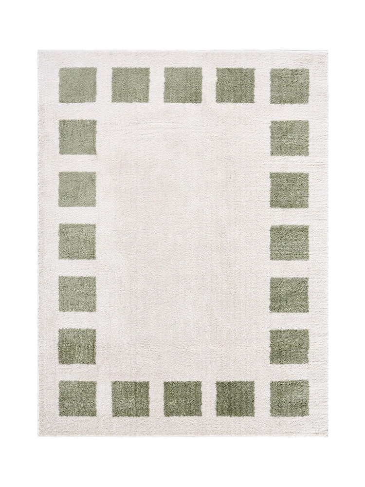 LIVABLISS Green Fossay Washable Shaggy Modern Rug - Image 6 of 6