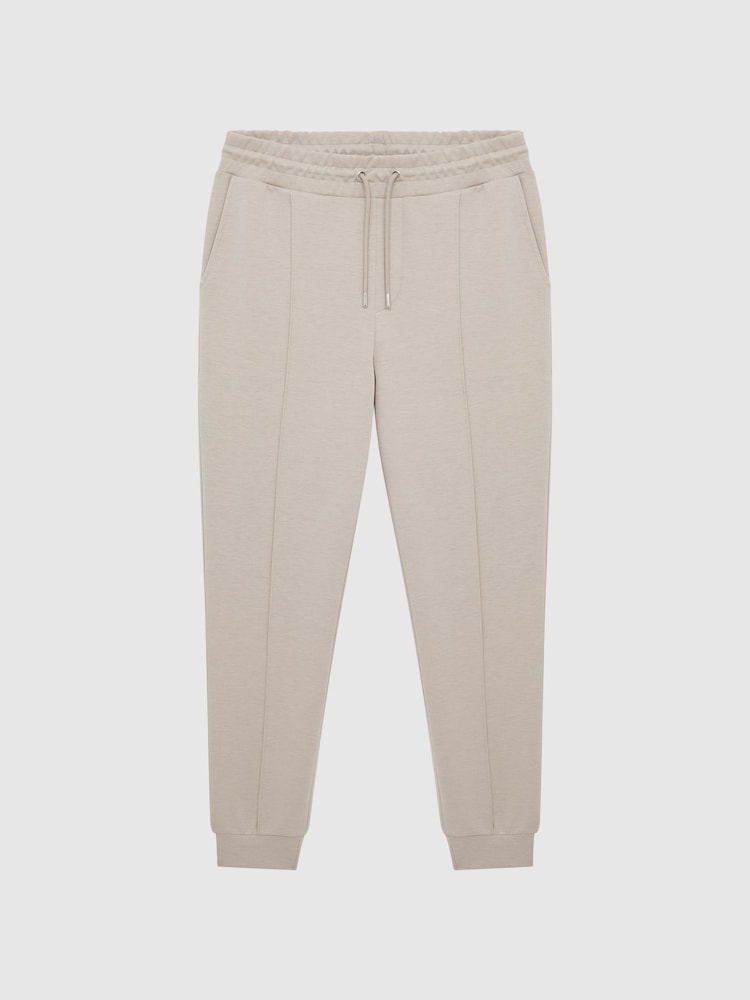 Reiss Oatmeal Premier Drawstring Loungewear Joggers - Image 2 of 6