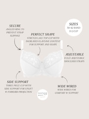 Fantasie White Reflect Underwired Side Support Bra - Image 4 of 8