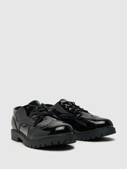 Schuh Wide Fit Loving Black Shoes - Image 1 of 4
