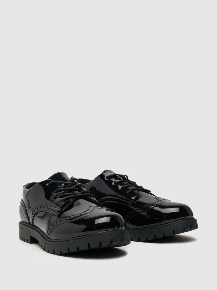 Schuh Wide Fit Loving Black Shoes - Image 1 of 4