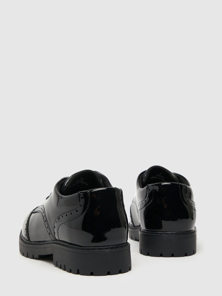 Schuh Wide Fit Loving Black Shoes - Image 4 of 4