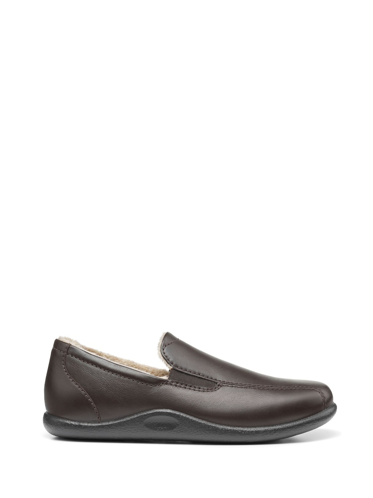 Hotter Brown Hotter Relax Slip On Slippers - Image 1 of 3
