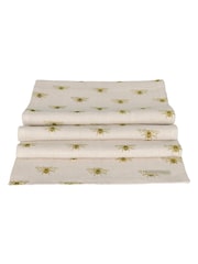 Sophie Allport Natural 100% Linen Bees Table Runner - Image 2 of 2