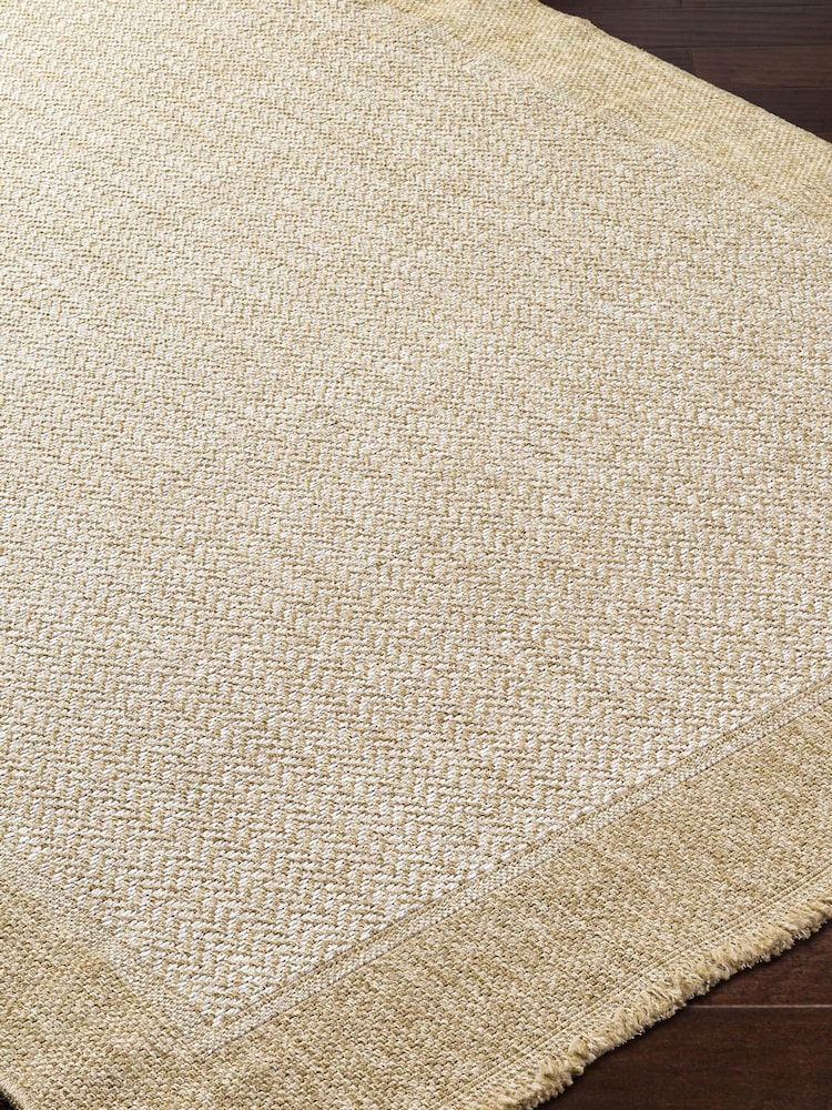 LIVABLISS Beige Indoor / Outdoor Mirage Cottage Fringe Jute Look Runner - Image 5 of 5