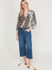 M&Co Black Leopard Print Blouse - Image 1 of 5