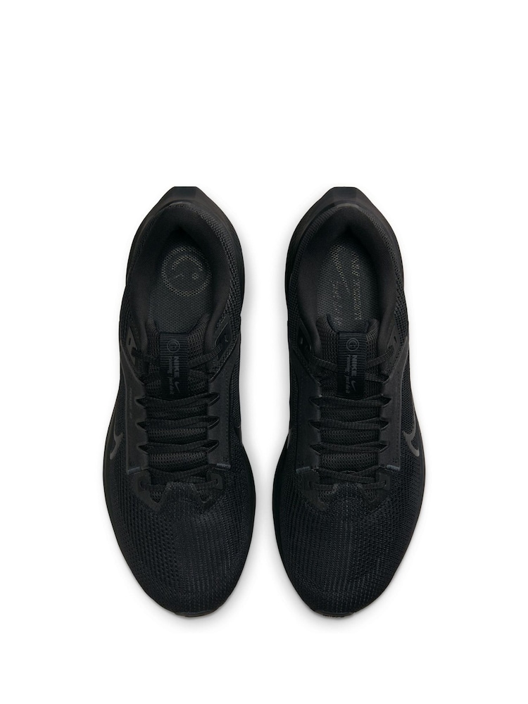 Nike Black Pegasus 40 Running Trainers - Image 11 of 11