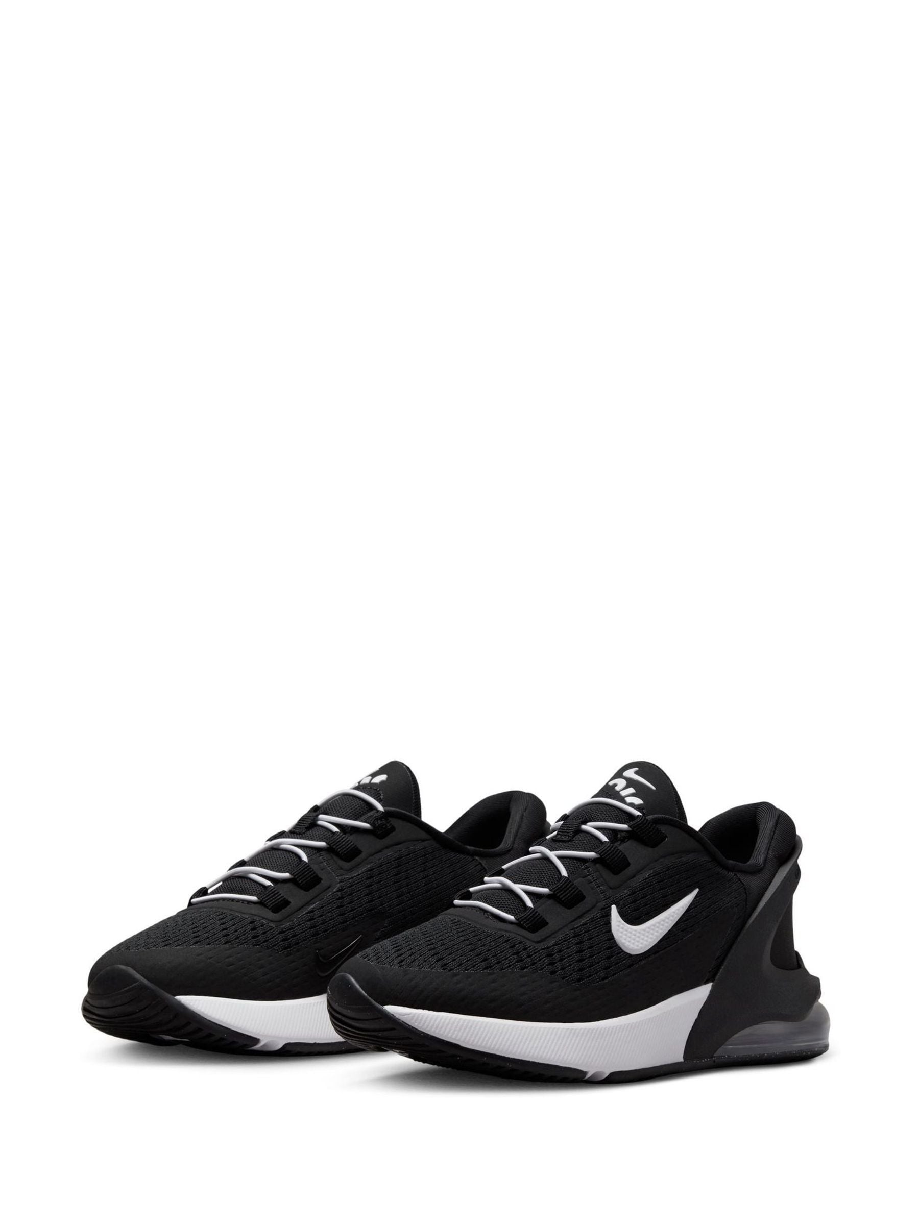 Buy Nike Black White Air Max 270 GO Easy On Junior Trainers from Next Luxembourg