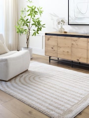 LIVABLISS Beige Fossay Washable Shaggy Modern Rug - Image 1 of 6