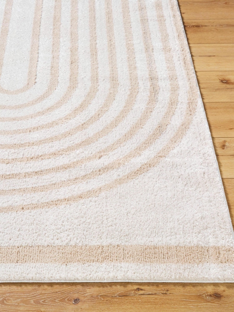 LIVABLISS Beige Fossay Washable Shaggy Modern Rug - Image 2 of 6 LIVABLISS Beige Fossay Washable Shaggy Modern Rug - Image 2 of 6