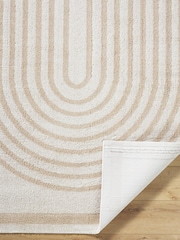 LIVABLISS Beige Fossay Washable Shaggy Modern Rug - Image 3 of 6