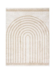 LIVABLISS Beige Fossay Washable Shaggy Modern Rug - Image 6 of 6