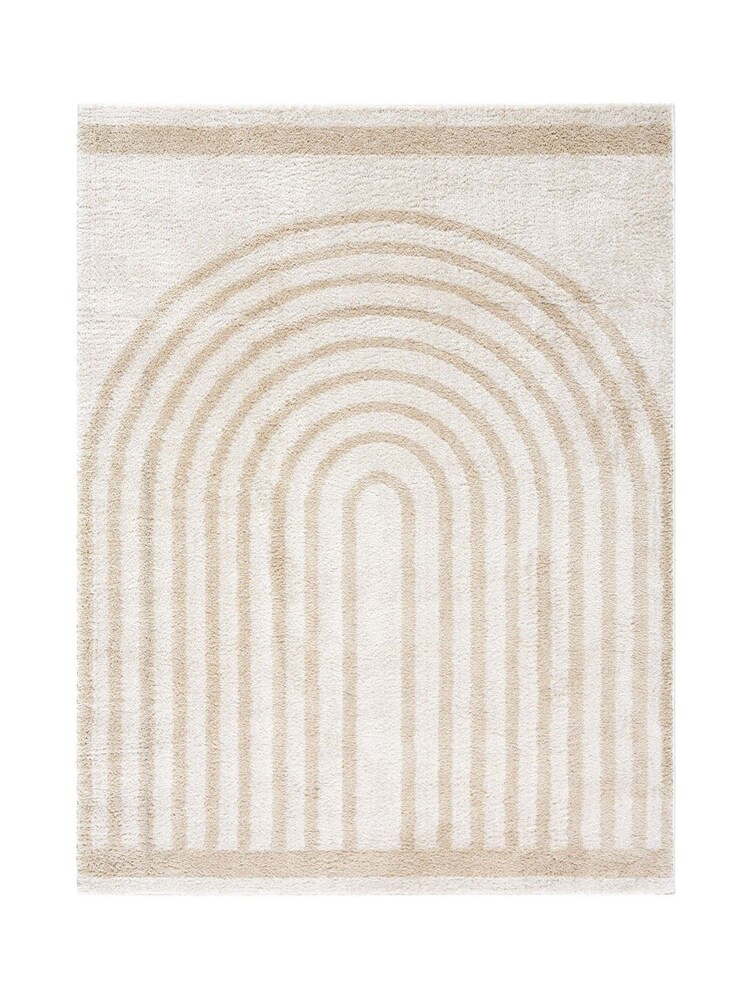 LIVABLISS Beige Fossay Washable Shaggy Modern Rug - Image 6 of 6 LIVABLISS Beige Fossay Washable Shaggy Modern Rug - Image 6 of 6