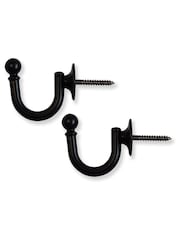 Laura Ashley Black Ball End Hooks - Image 2 of 3