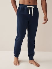 Navy Blue Borg Lined Joggers - Image 1 of 7